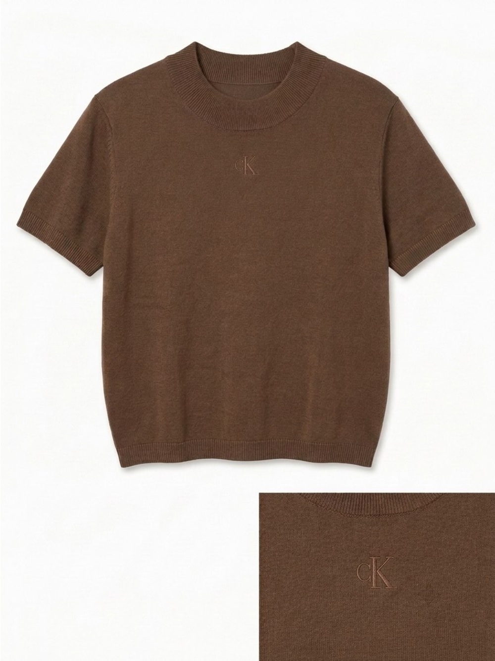 Calvin Klein Jeans Women's Sweater Brown L